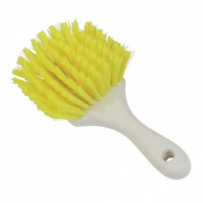 Utility Brush - Polyester, Yellow