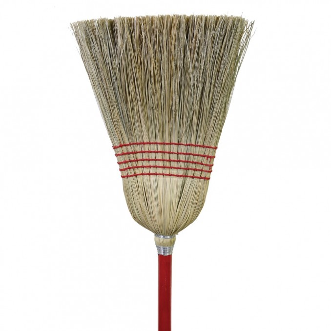 Janitor Broom - Red
