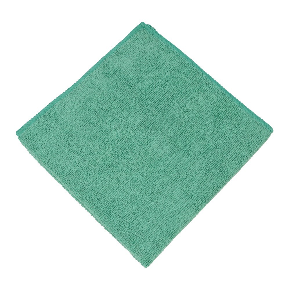 12"x 12" Bulk Multi-Purpose Microfiber Cloth - Green