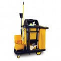 MaxiPlus® Deluxe Janitor Cart - JanSan Application